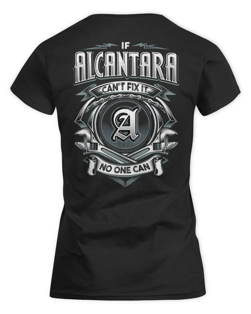 ALCANTARA AP81-K4-626 - Personalized Ahmed Quote Apparel “If Ahmed Can't Fix It, No One Can” - Women's Standard T-Shirt - Black
