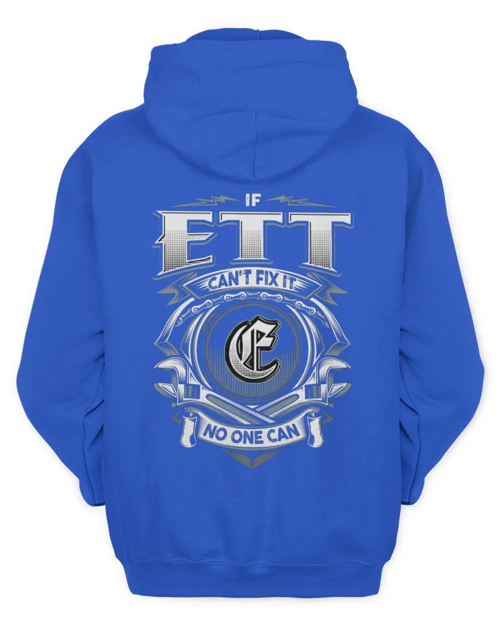 ETT AP81-K4-626 - Personalized Ahmed Quote Apparel “If Ahmed Can't Fix It, No One Can” - Unisex Hoodie - Royal