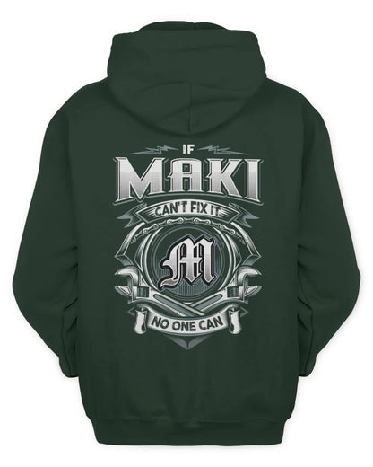 MAKI AP81-K4-626 - Personalized Ahmed Quote Apparel “If Ahmed Can't Fix It, No One Can” - Unisex Hoodie - Forest Green