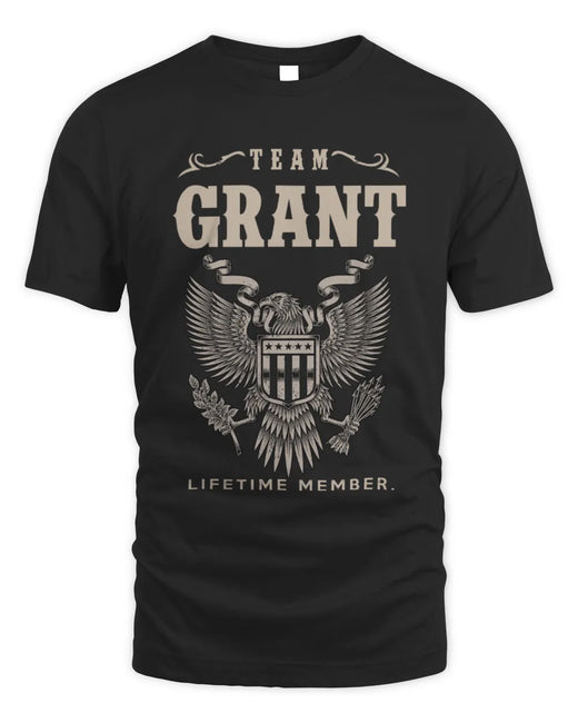 GRANT TP06-K82 – Personalized Classic Style Apparel “Team NAME Lifetime Member”