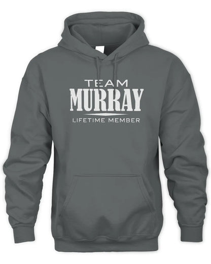 MURRAY BL62-K4-128 - Personalized “Team NAME Lifetime Member” - Unisex Hoodie - Charcoal