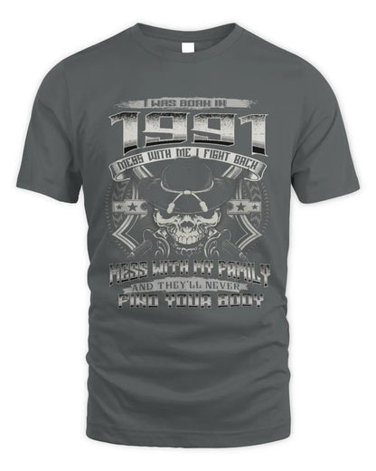 1991 HH89-K2 – Protective Family Quote T-Shirt - Unisex Standard T-Shirt - Charcoal