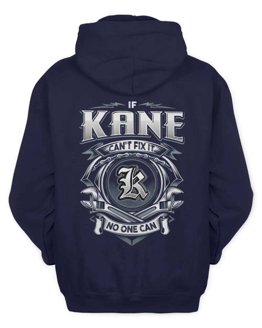 KANE AP81-K4-626 - Personalized Ahmed Quote Apparel “If Ahmed Can't Fix It, No One Can” - Unisex Hoodie - Navy