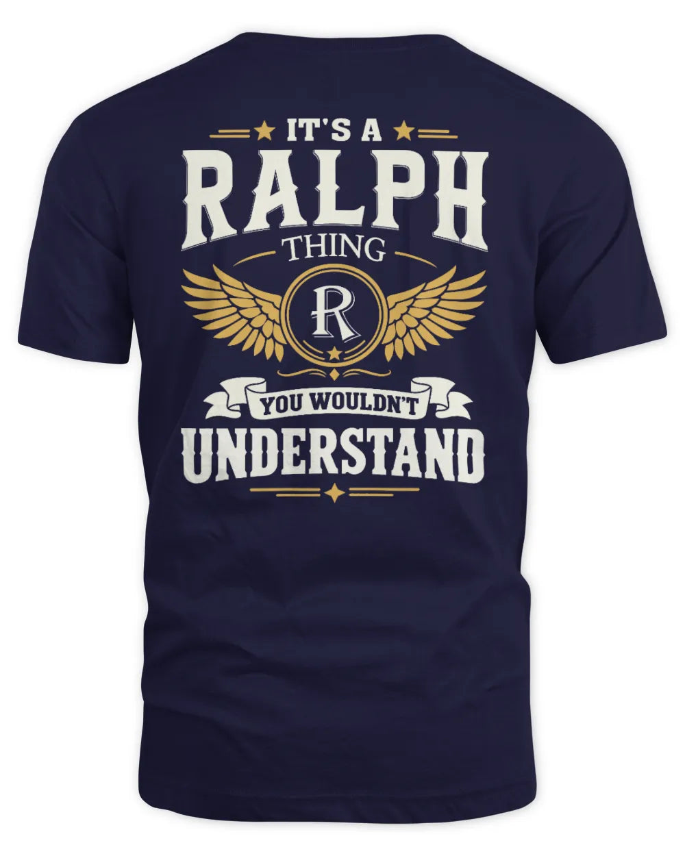 RALPH KT06-M008 It’s a [NAME] Thing – You Wouldn’t Understand | Personalized Vintage T-Shirt - Unisex Standard T-Shirt - Navy