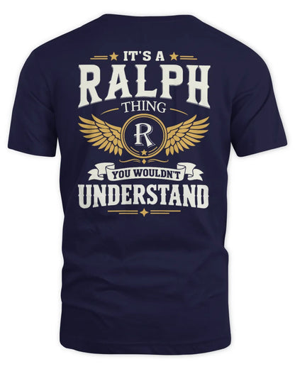 RALPH KT06-M008 It’s a [NAME] Thing – You Wouldn’t Understand | Personalized Vintage T-Shirt - Unisex Standard T-Shirt - Navy