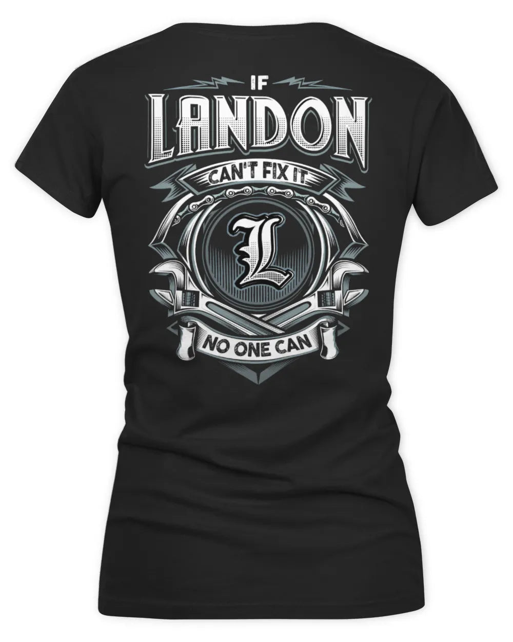 LANDON AP81-K4-626 - Personalized Ahmed Quote Apparel “If Ahmed Can't Fix It, No One Can” - Women's V-Neck T-Shirt - Black