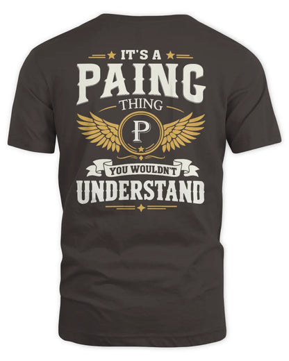 PAING KT06-M008 It’s a [NAME] Thing – You Wouldn’t Understand | Personalized Vintage T-Shirt - Unisex Standard T-Shirt - Dark Chocolate