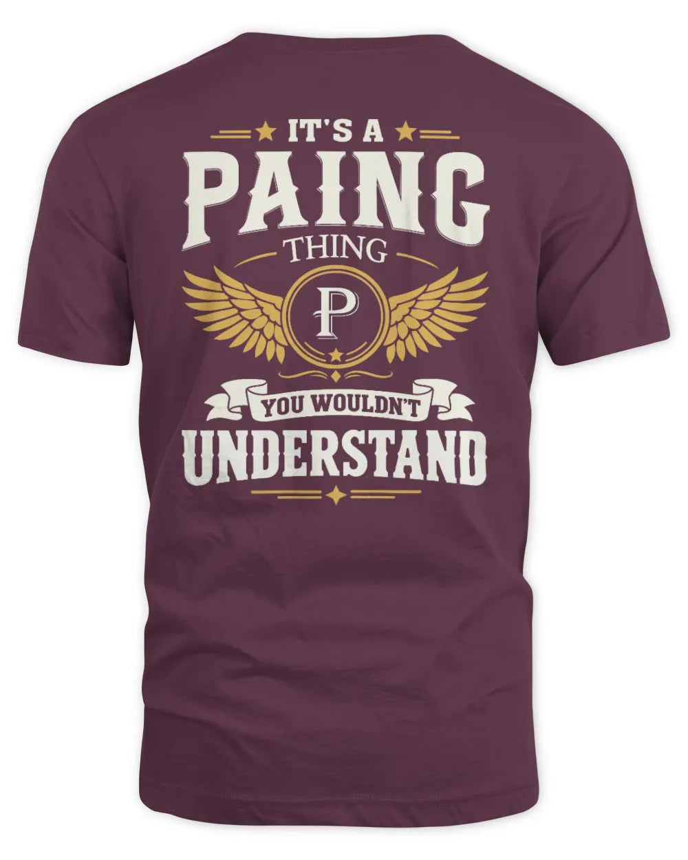 PAING KT06-M008 It’s a [NAME] Thing – You Wouldn’t Understand | Personalized Vintage T-Shirt - Unisex Standard T-Shirt - Maroon