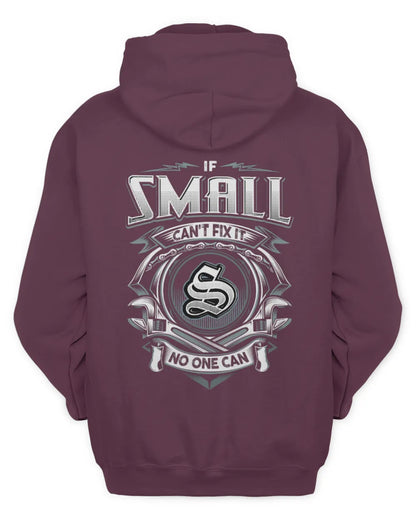 SMALL AP81-K4-626 - Personalized Ahmed Quote Apparel “If Ahmed Can't Fix It, No One Can” - Unisex Hoodie - Maroon