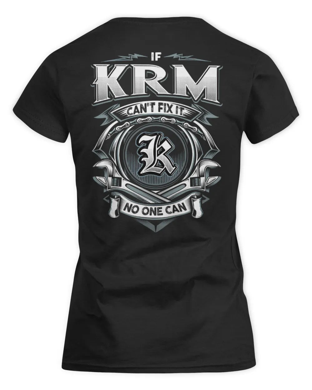 KRM AP81-K4-626 - Personalized Ahmed Quote Apparel “If Ahmed Can't Fix It, No One Can” - Women's Standard T-Shirt - Black