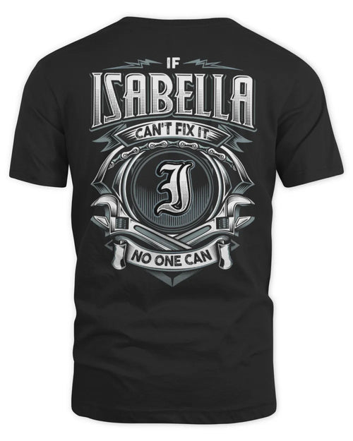 ISABELLA AP81-K4-626 - Personalized Ahmed Quote Apparel “If Ahmed Can't Fix It, No One Can” - Unisex Standard T-Shirt - Black