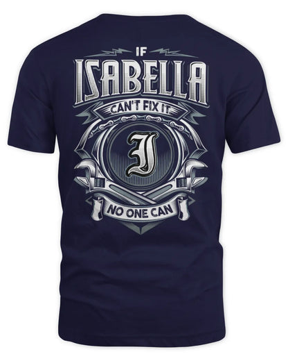 ISABELLA AP81-K4-626 - Personalized Ahmed Quote Apparel “If Ahmed Can't Fix It, No One Can” - Unisex Standard T-Shirt - Navy