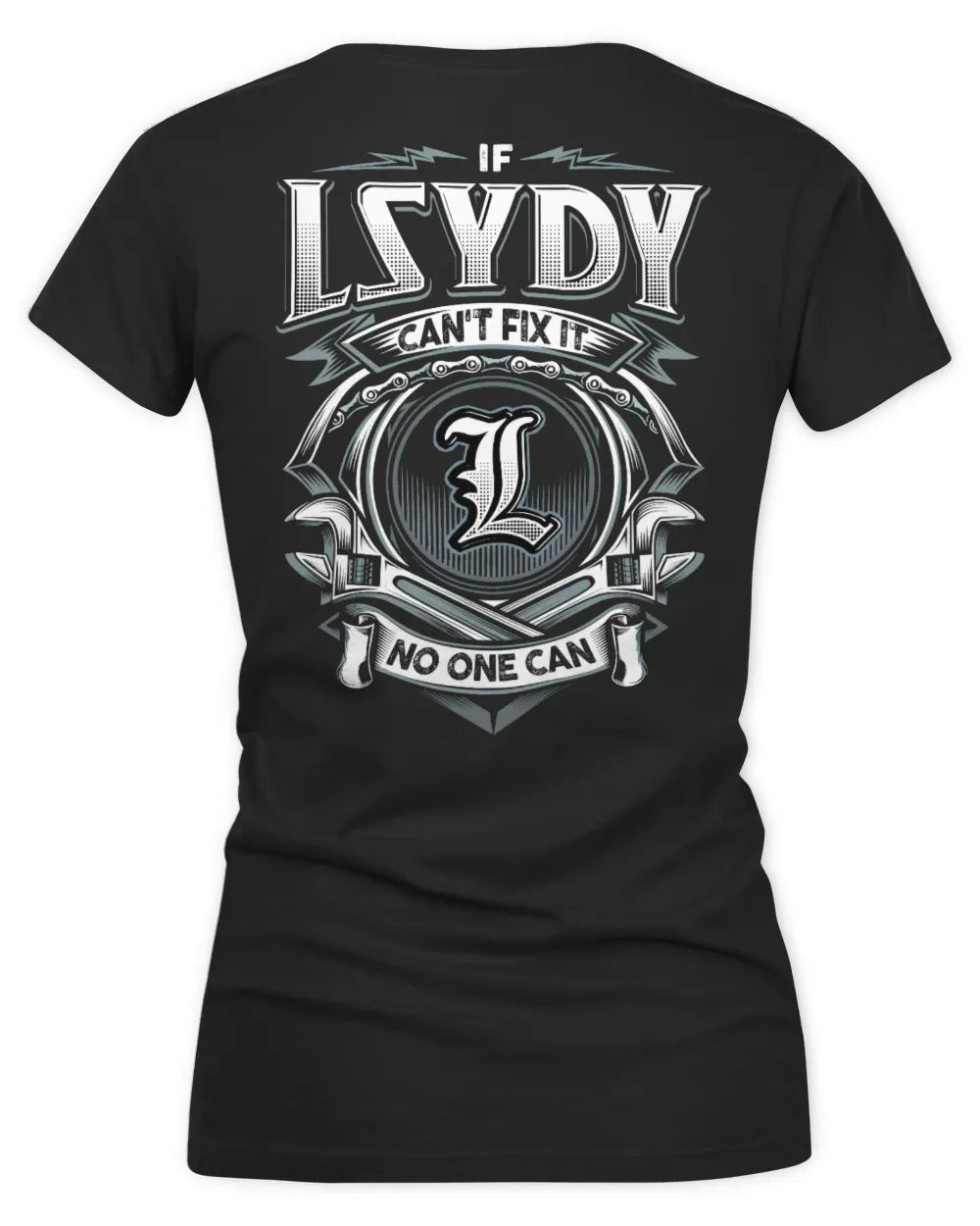 LSYDY AP81-K4-626 - Personalized Ahmed Quote Apparel “If Ahmed Can't Fix It, No One Can” - Women's V-Neck T-Shirt - Black