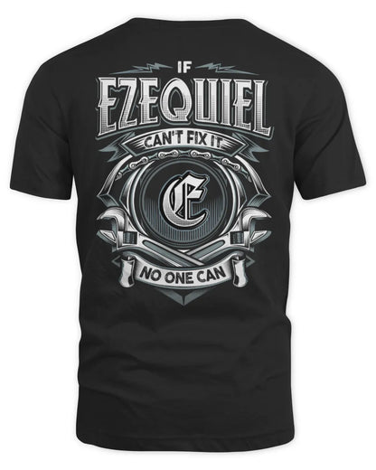 EZEQUIEL AP81-K4-626 - Personalized Ahmed Quote Apparel “If Ahmed Can't Fix It, No One Can” - Unisex Standard T-Shirt - Black