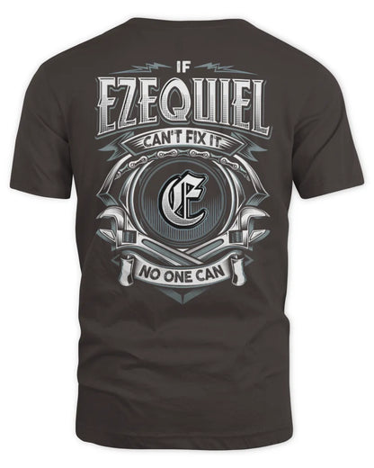 EZEQUIEL AP81-K4-626 - Personalized Ahmed Quote Apparel “If Ahmed Can't Fix It, No One Can” - Unisex Standard T-Shirt - Dark Chocolate