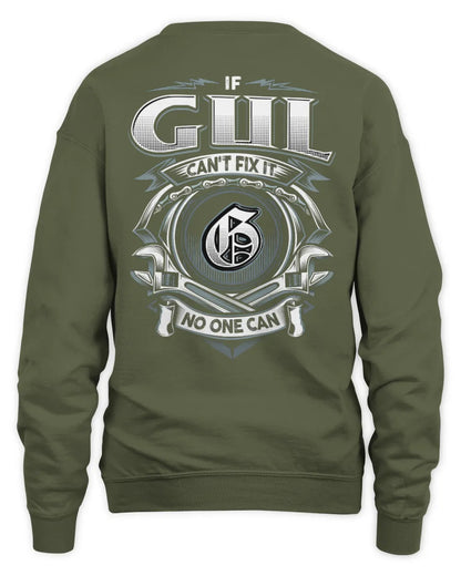 GUL AP81-K4-626 - Personalized Ahmed Quote Apparel “If Ahmed Can't Fix It, No One Can” - Unisex Sweatshirt - Military Green