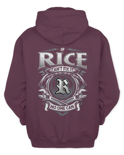 RICE AP81-K4-626 - Personalized Ahmed Quote Apparel “If Ahmed Can't Fix It, No One Can” - Unisex Hoodie - Maroon