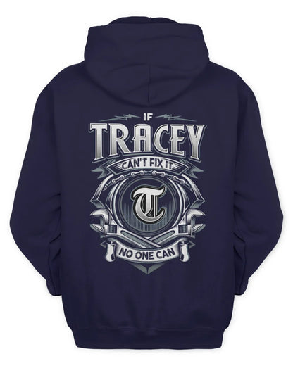 TRACEY AP81-K4-626 - Personalized Ahmed Quote Apparel “If Ahmed Can't Fix It, No One Can” - Unisex Hoodie - Navy