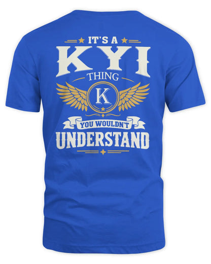 KYI KT06-M008 It’s a [NAME] Thing – You Wouldn’t Understand | Personalized Vintage T-Shirt - Unisex Standard T-Shirt - Royal