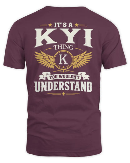 KYI KT06-M008 It’s a [NAME] Thing – You Wouldn’t Understand | Personalized Vintage T-Shirt - Unisex Standard T-Shirt - Maroon