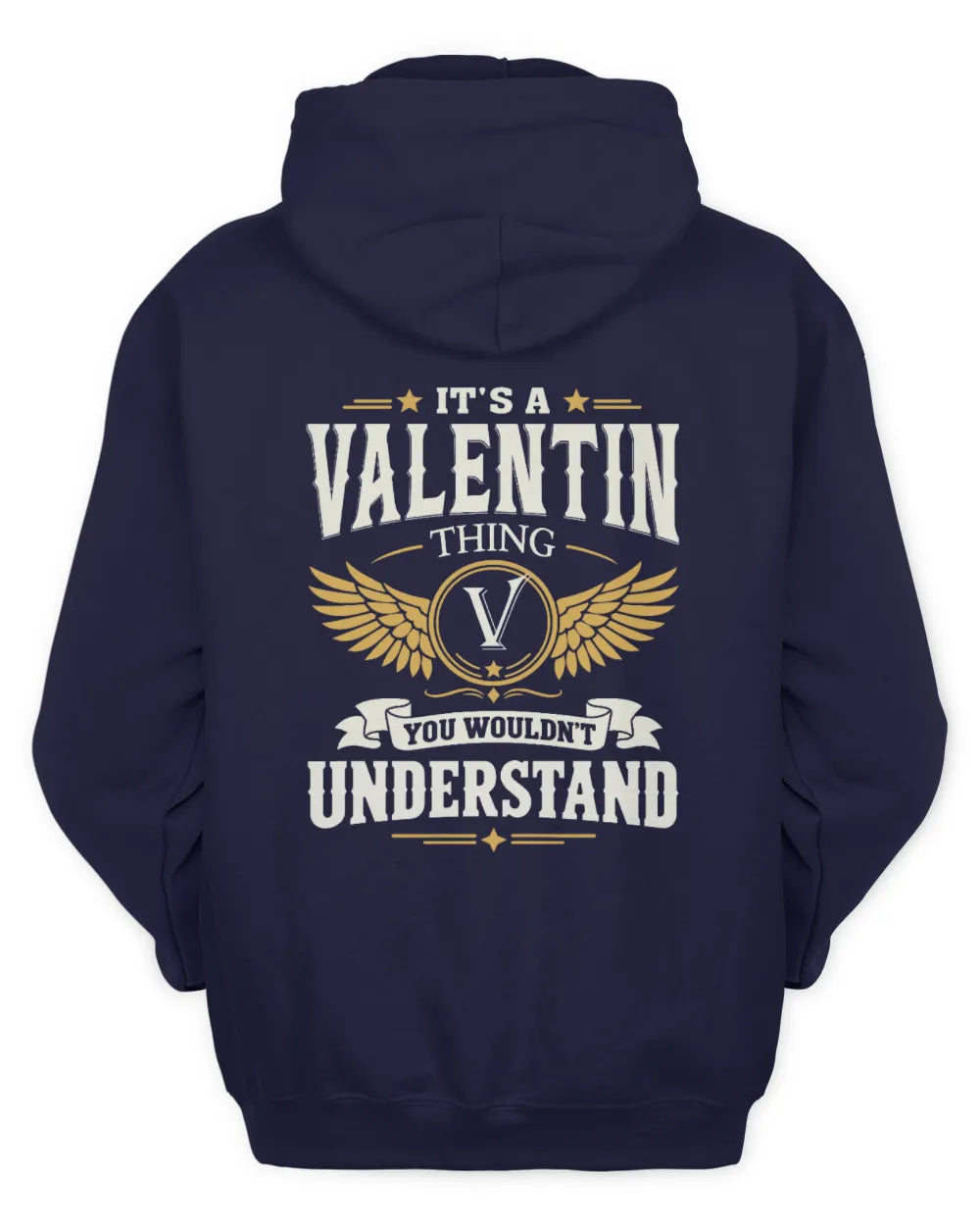 VALENTIN KT06-M008 It’s a [NAME] Thing – You Wouldn’t Understand | Personalized Vintage T-Shirt - Unisex Hoodie - Navy