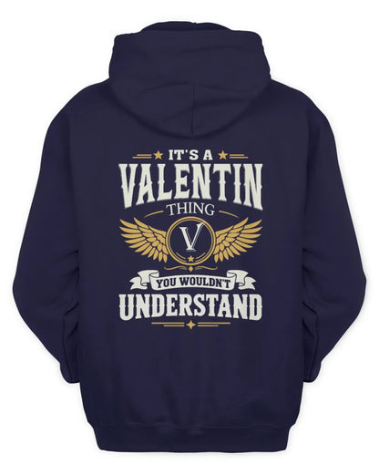 VALENTIN KT06-M008 It’s a [NAME] Thing – You Wouldn’t Understand | Personalized Vintage T-Shirt - Unisex Hoodie - Navy