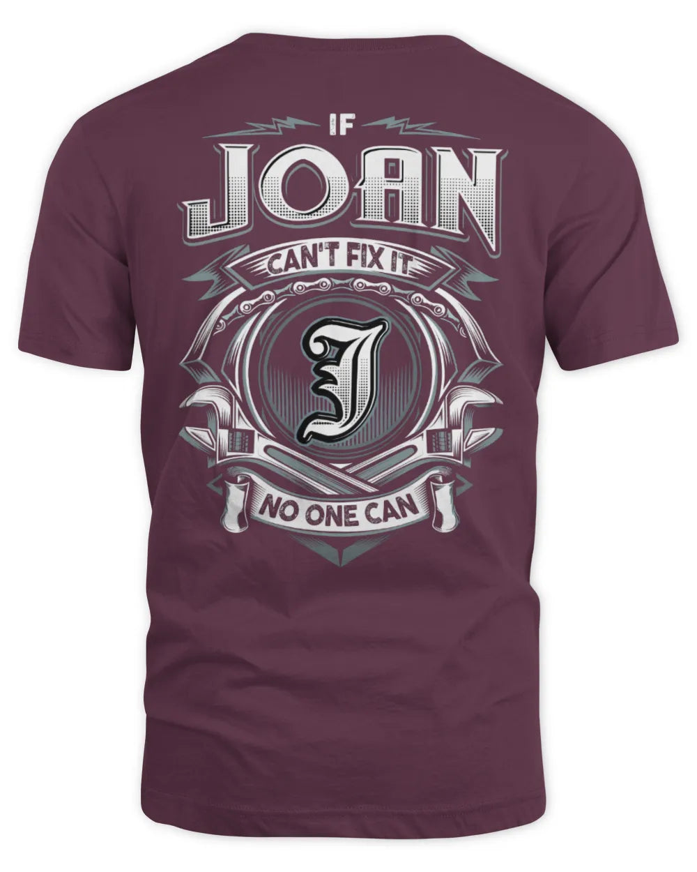 JOAN AP81-K4-626 - Personalized Ahmed Quote Apparel “If Ahmed Can't Fix It, No One Can” - Unisex Standard T-Shirt - Maroon
