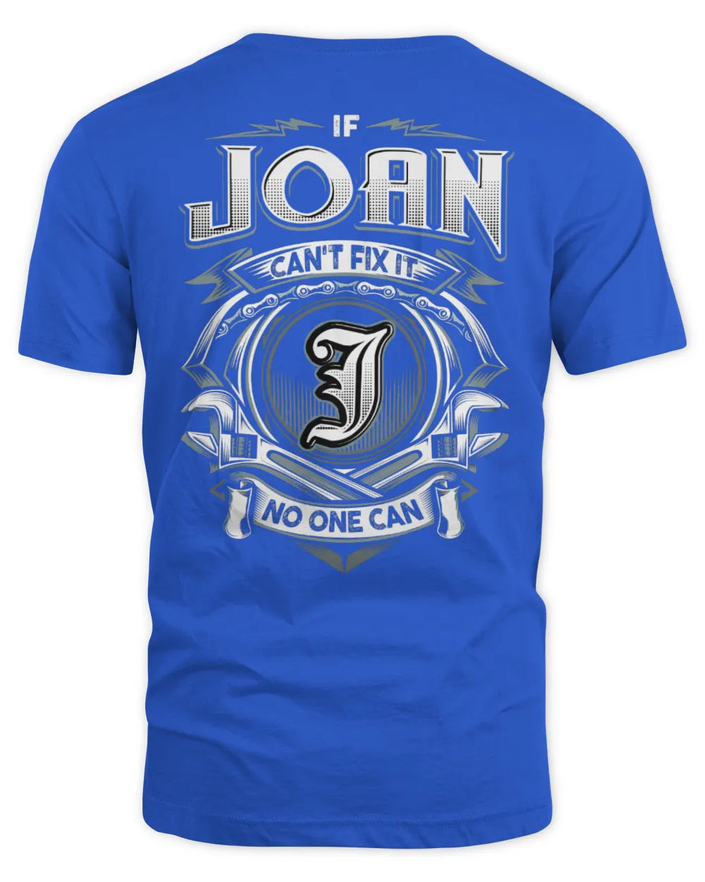 JOAN AP81-K4-626 - Personalized Ahmed Quote Apparel “If Ahmed Can't Fix It, No One Can” - Unisex Standard T-Shirt - Royal