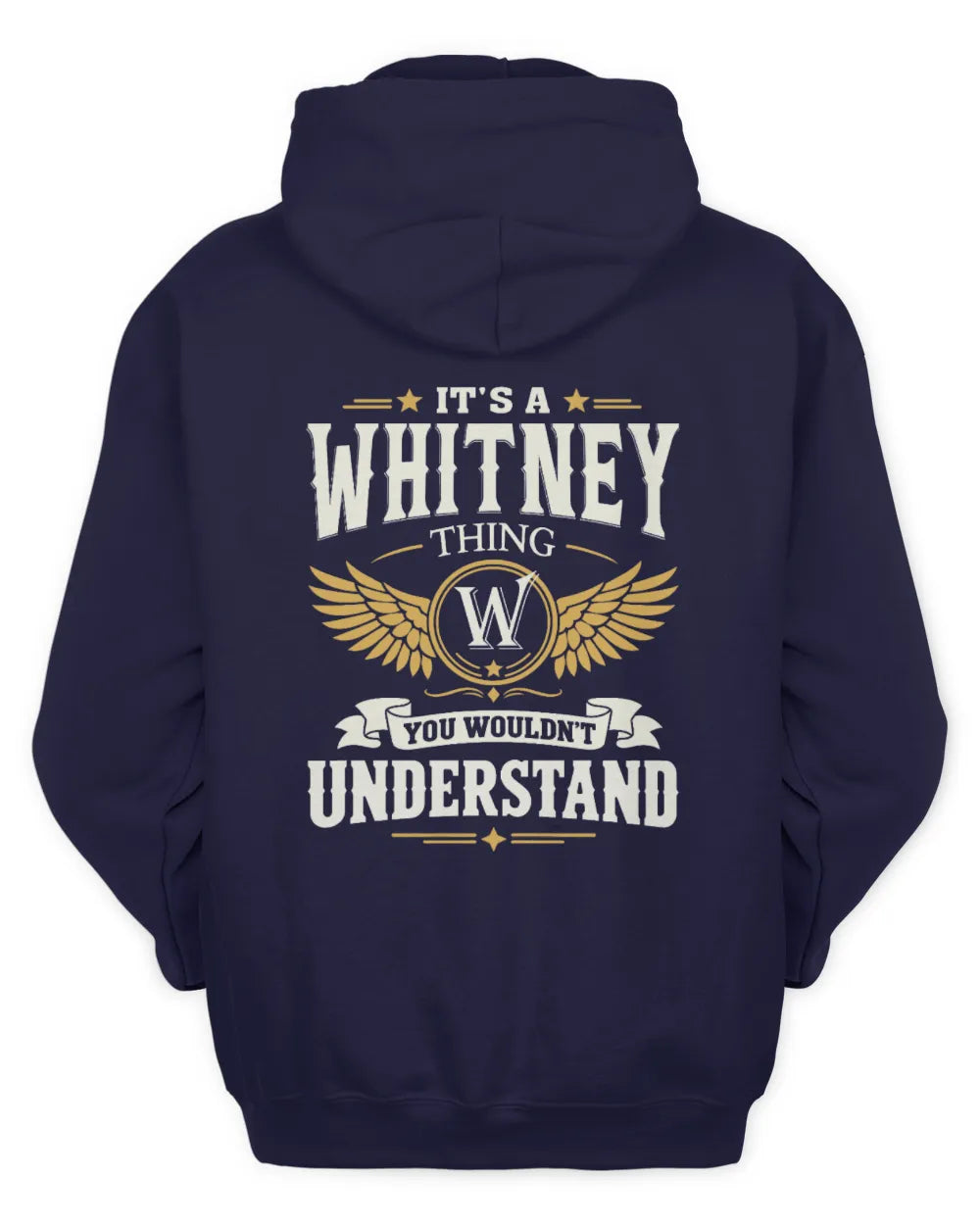 WHITNEY KT06-M008 It’s a [NAME] Thing – You Wouldn’t Understand | Personalized Vintage T-Shirt - Unisex Hoodie - Navy