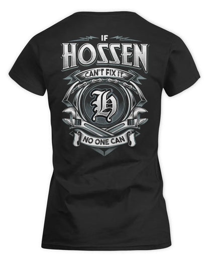 HOSSEN AP81-K4-626 - Personalized Ahmed Quote Apparel “If Ahmed Can't Fix It, No One Can” - Women's Standard T-Shirt - Black