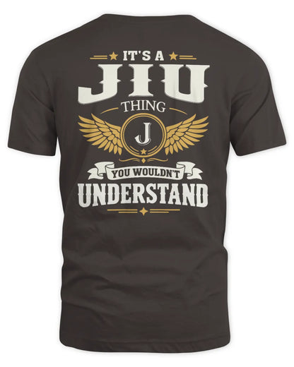 JIU KT06-M008 It’s a [NAME] Thing – You Wouldn’t Understand | Personalized Vintage T-Shirt - Unisex Standard T-Shirt - Dark Chocolate