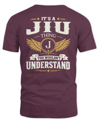 JIU KT06-M008 It’s a [NAME] Thing – You Wouldn’t Understand | Personalized Vintage T-Shirt - Unisex Standard T-Shirt - Maroon