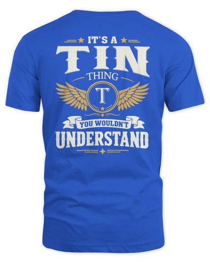 TIN KT06-M008 It’s a [NAME] Thing – You Wouldn’t Understand | Personalized Vintage T-Shirt - Unisex Standard T-Shirt - Royal