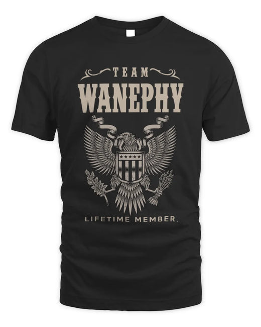 WANEPHY TP06-K82 – Personalized Classic Style Apparel “Team NAME Lifetime Member”