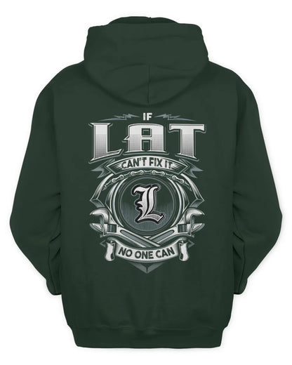 LAT AP81-K4-626 - Personalized Ahmed Quote Apparel “If Ahmed Can't Fix It, No One Can” - Unisex Hoodie - Forest Green