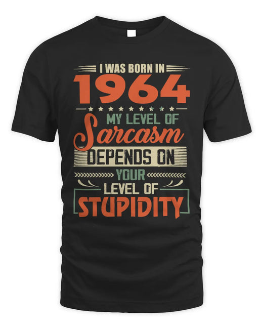 1964 TH05-K2 – Vintage Born to Be Sarcastic T-Shirt