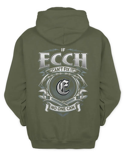 ECCH AP81-K4-626 - Personalized Ahmed Quote Apparel “If Ahmed Can't Fix It, No One Can” - Unisex Hoodie - Military Green