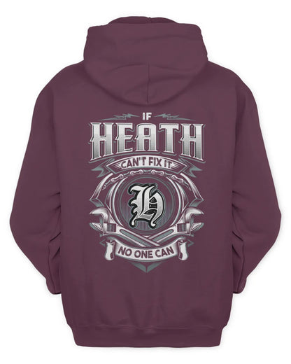 HEATH AP81-K4-626 - Personalized Ahmed Quote Apparel “If Ahmed Can't Fix It, No One Can” - Unisex Hoodie - Maroon