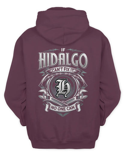 HIDALGO AP81-K4-626 - Personalized Ahmed Quote Apparel “If Ahmed Can't Fix It, No One Can” - Unisex Hoodie - Maroon