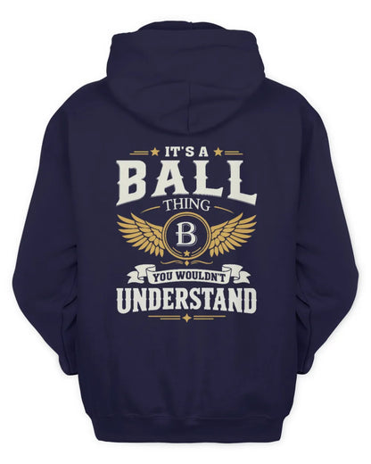 BALL KT06-M008 It’s a [NAME] Thing – You Wouldn’t Understand | Personalized Vintage T-Shirt - Unisex Hoodie - Navy