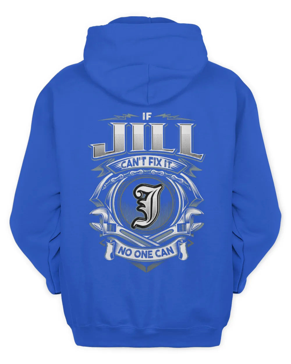 JILL AP81-K4-626 - Personalized Ahmed Quote Apparel “If Ahmed Can't Fix It, No One Can” - Unisex Hoodie - Royal