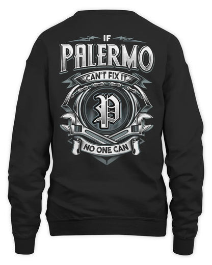 PALERMO AP81-K4-626 - Personalized Ahmed Quote Apparel “If Ahmed Can't Fix It, No One Can” - Unisex Sweatshirt - Black