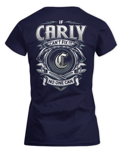 CARLY AP81-K4-626 - Personalized Ahmed Quote Apparel “If Ahmed Can't Fix It, No One Can” - Women's Standard T-Shirt - Navy