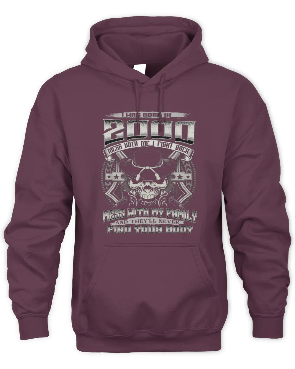 2000 HH89-K2 – Protective Family Quote T-Shirt - Unisex Hoodie - Maroon