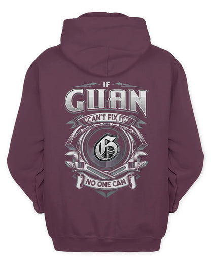 GUAN AP81-K4-626 - Personalized Ahmed Quote Apparel “If Ahmed Can't Fix It, No One Can” - Unisex Hoodie - Maroon