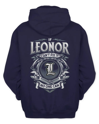 LEONOR AP81-K4-626 - Personalized Ahmed Quote Apparel “If Ahmed Can't Fix It, No One Can” - Unisex Hoodie - Navy