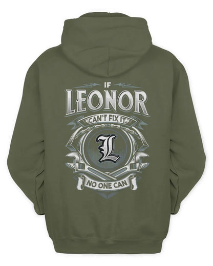 LEONOR AP81-K4-626 - Personalized Ahmed Quote Apparel “If Ahmed Can't Fix It, No One Can” - Unisex Hoodie - Military Green