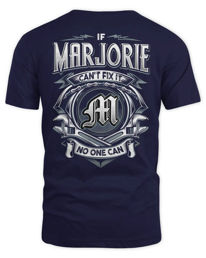 MARJORIE AP81-K4-626 - Personalized Ahmed Quote Apparel “If Ahmed Can't Fix It, No One Can” - Unisex Standard T-Shirt - Navy