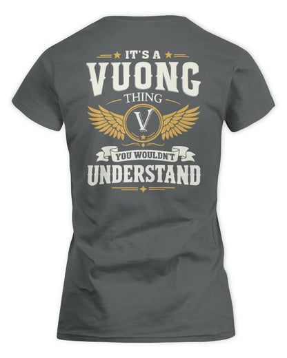 VUONG KT06-M008 It’s a [NAME] Thing – You Wouldn’t Understand | Personalized Vintage T-Shirt - Women's Standard T-Shirt - Charcoal