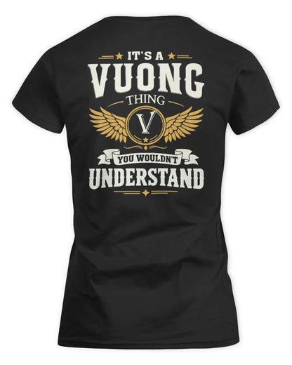 VUONG KT06-M008 It’s a [NAME] Thing – You Wouldn’t Understand | Personalized Vintage T-Shirt - Women's Standard T-Shirt - Black